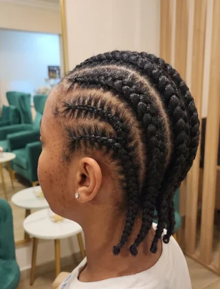 Sideways Cornrows
